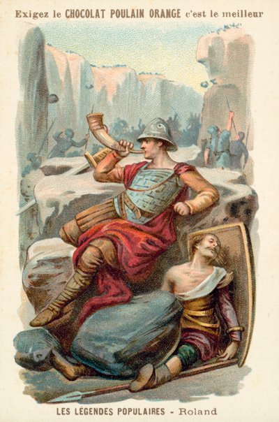 The Death of Roland at Ronceveaux, 778 by French School